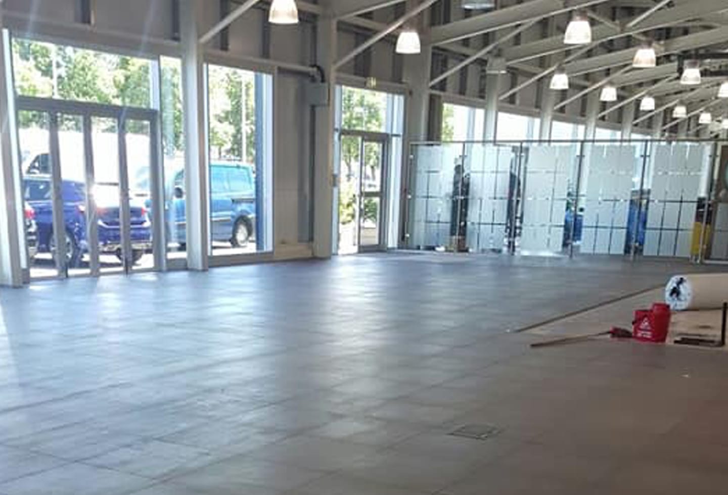 Peugeot Car Showroom Tiling in Manchester