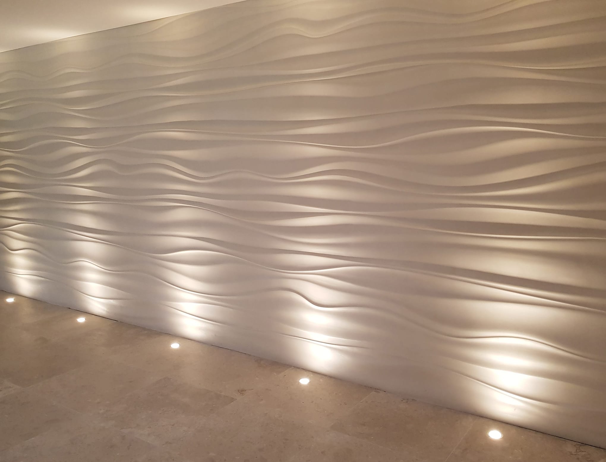 Underfloor Heating and Limestone Tiles and Skirting in the Lake District